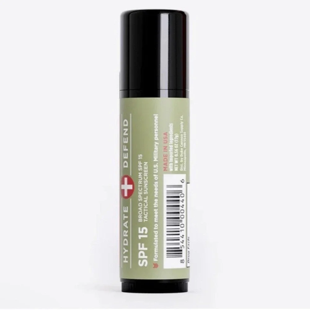 Duke Cannon Cannon Balm Tactical Lip Protectant SPF 15 Fresh Mint 0.56oz Large